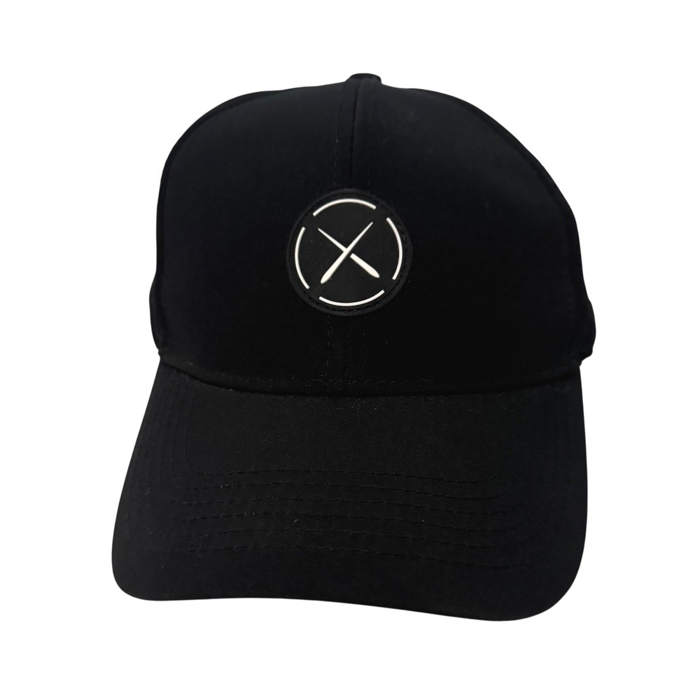 Cuts Clothing Snapback Hat Black Tech Perforated Performance Cap A Frame Gym